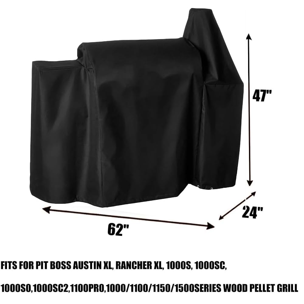 JAQKITU Pit Boss Austin XL Grill Cover 600D Polyester Black Size 1000