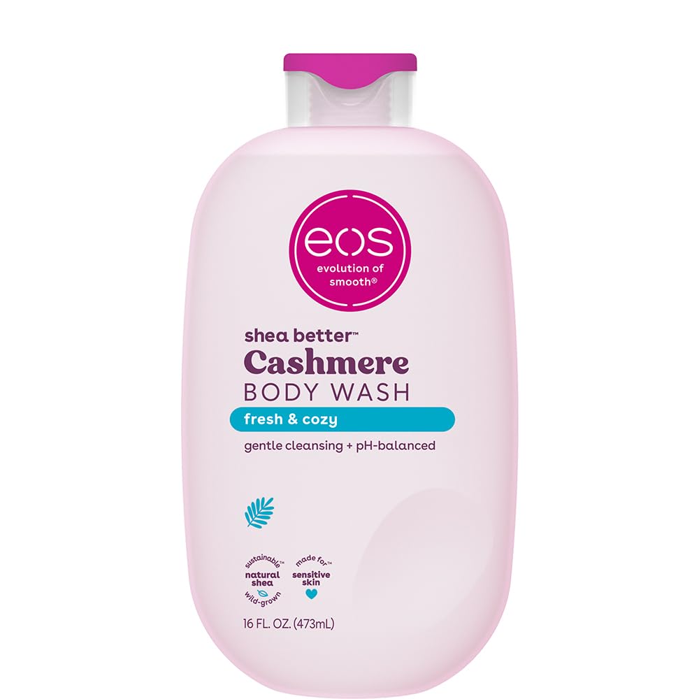 eos Cashmere Body Wash Fresh & Cozy Moisturizing Creamy Gel Shea Butter 16oz