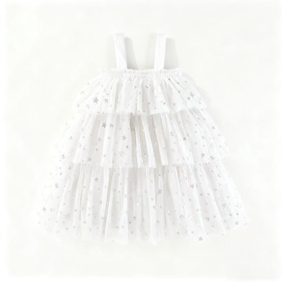 Noubeau Toddler Baby Girl Christmas Dress Star Sequin Layered Green Tutu Dresses
