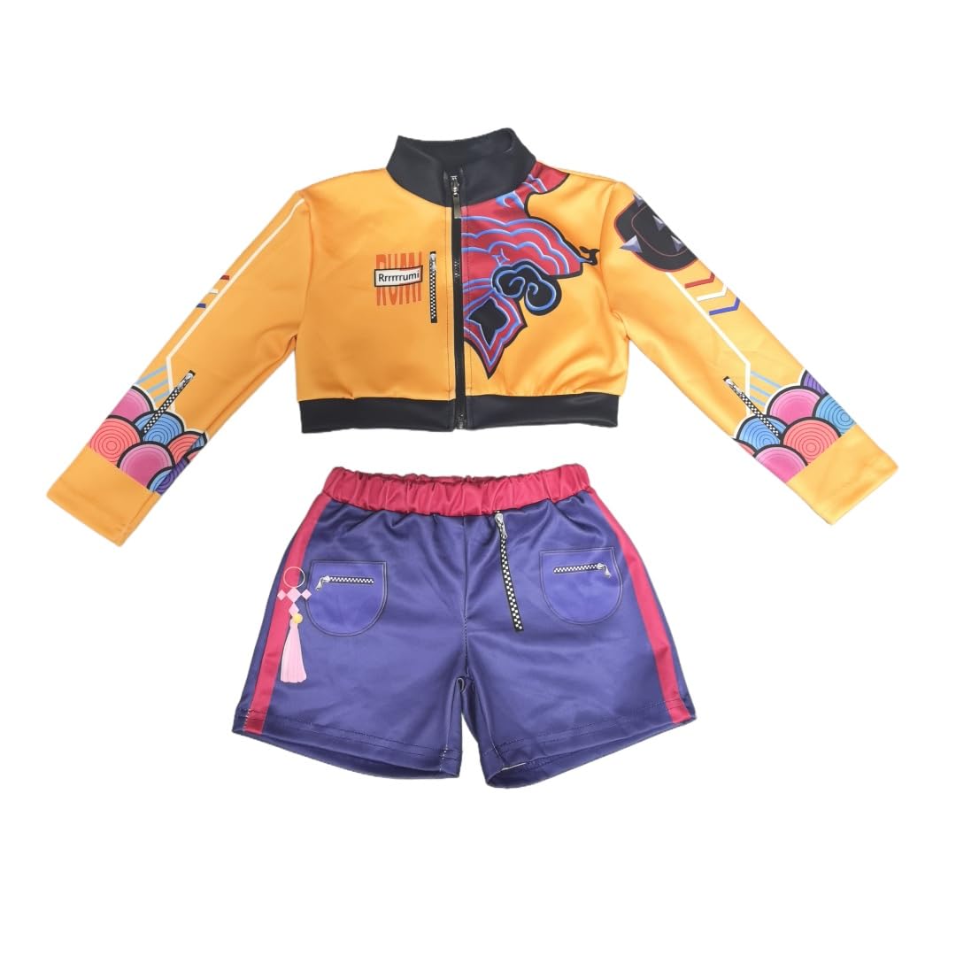 Coolproud Rumi Kids Girls Kpop Halloween Costume Color C Size 3-4Y