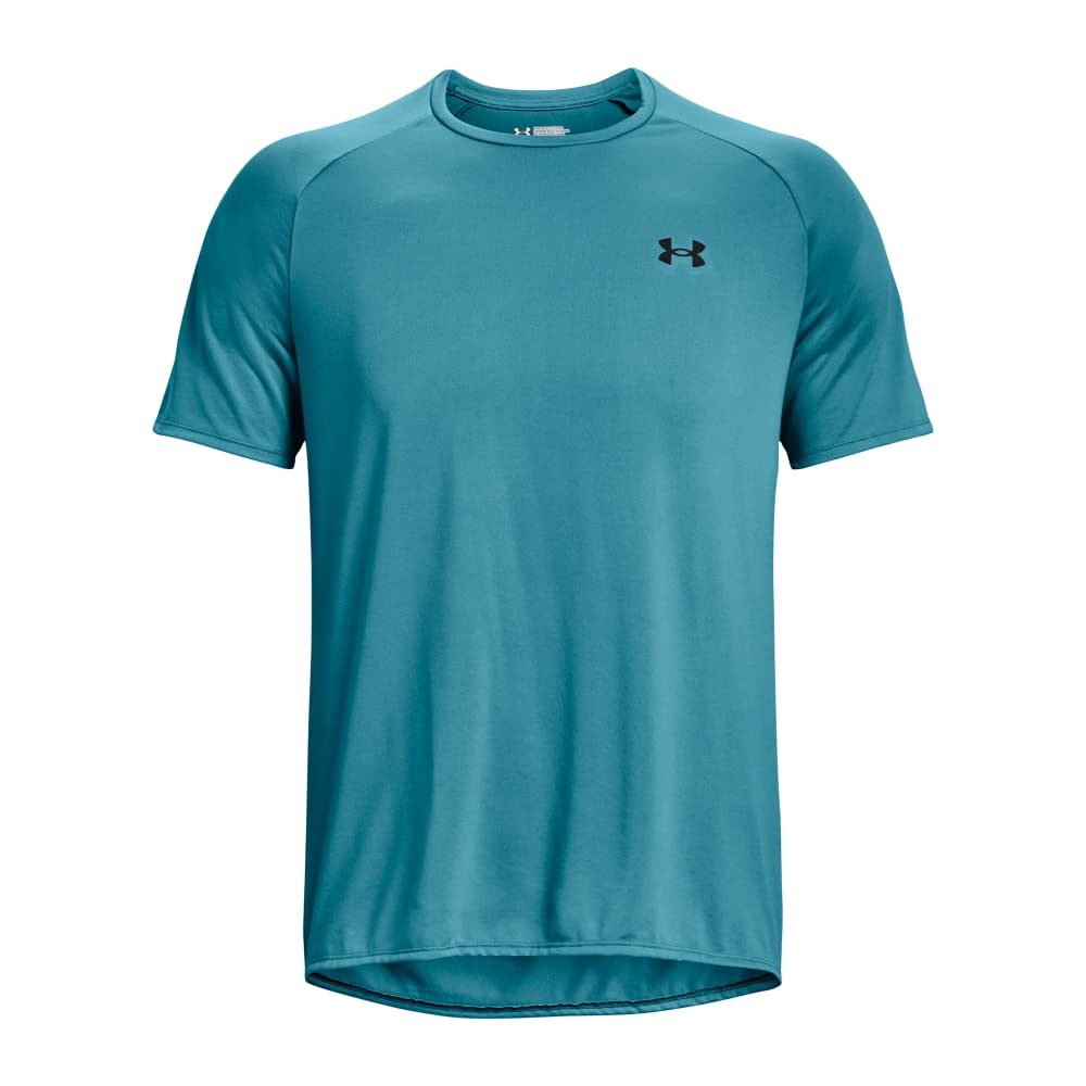 Under Armour Men's Tech 2.0 Short Sleeve T-Shirt Glacier Blue Black Size 4XL