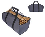 TESSLOVE Firewood Log Carrier Tote Bag Canvas Extra Large Gray Size L