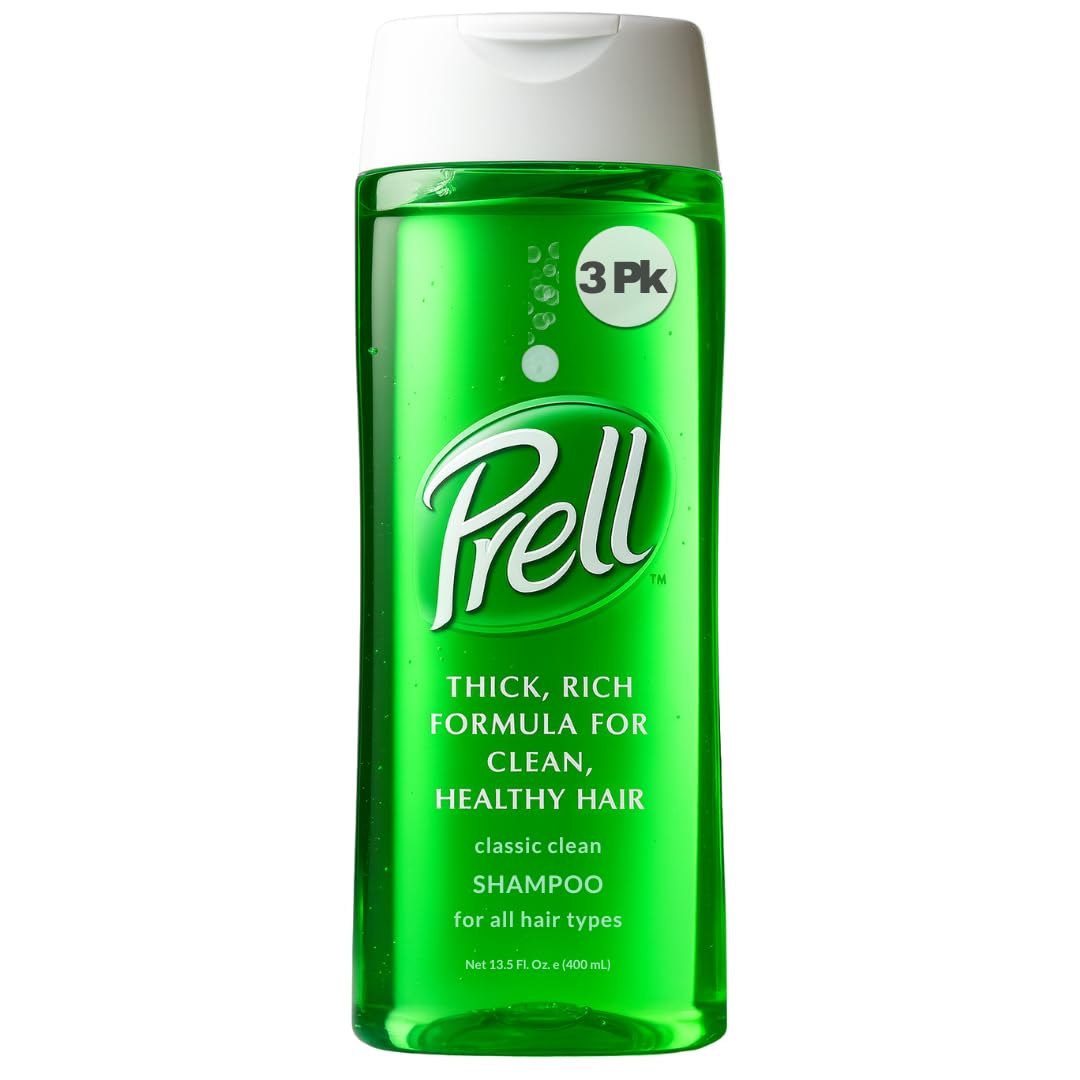Prell Original Green Shampoo Classic Clean Deep Cleansing 13.5oz 3 Pack