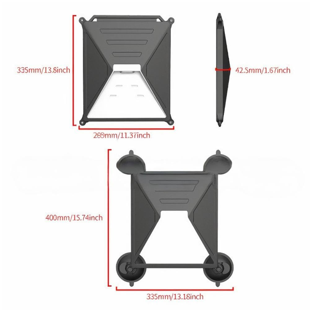 SENMAY Starlink Mini Mount Car Suction Cup Silicone Holder Universal Black