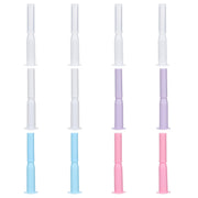 SISUYUEE 3g Disposable Vaginal Cream Applicators, Universal Empty Round Tube for Gynecological Gel, Liquid, Cream, Capsule Powder, 12pcs