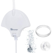 MITOCAPY Silent Aquarium Air Pump 0.3L/min 1.5W White for 0.5-15 Gal Tanks