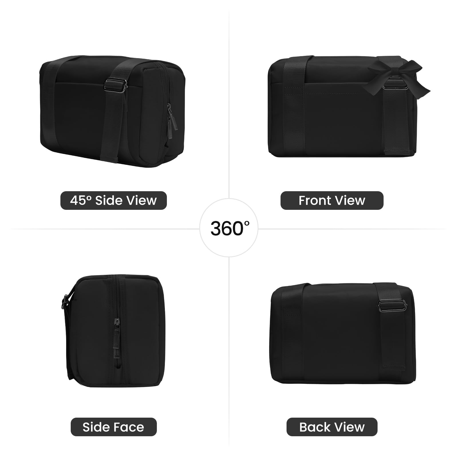 MEXS Mini Gym Bag for Women Waterproof Sports Duffel Bag Cream 10x5.4x6.5in