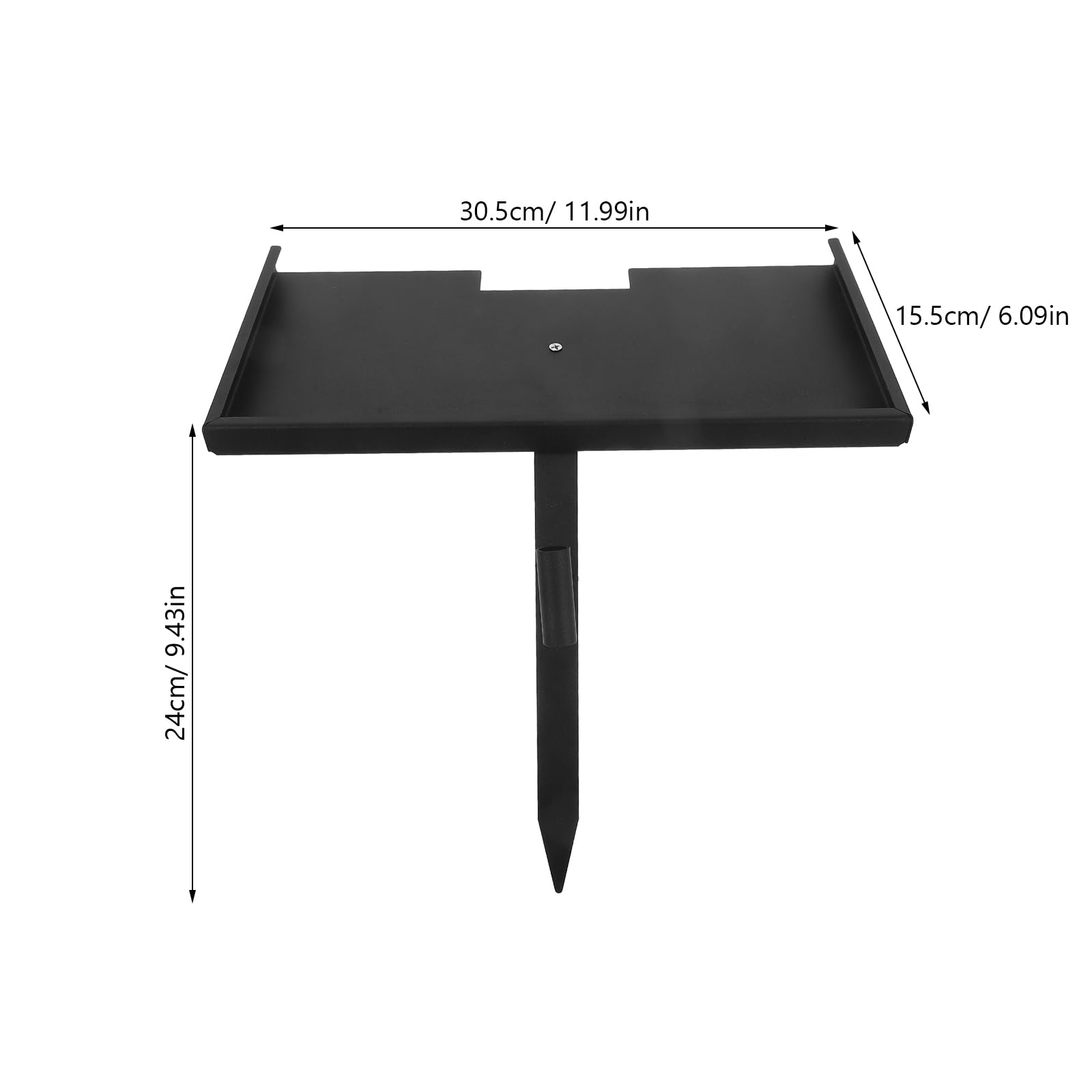 Cabilock Metal Memorial Stone Stand for Pets 6x12 Stones Metal Cemetery Decor