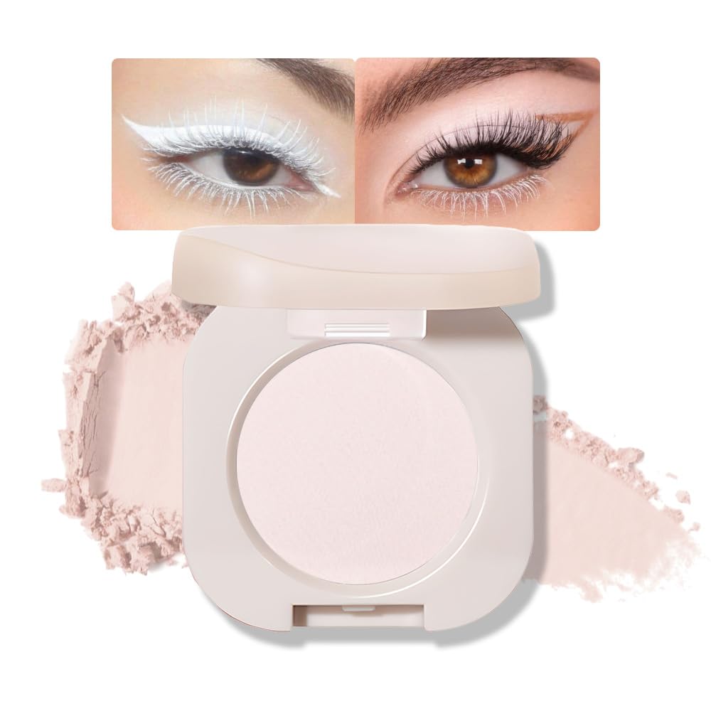 FeiCuiYun Light Pink Cream Glitter Metallic Eyeshadow Palette 1oz Mini