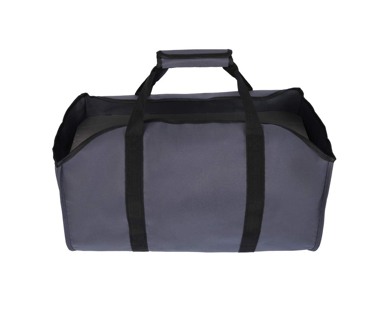 TESSLOVE Firewood Log Carrier Tote Bag Canvas Extra Large Gray Size L