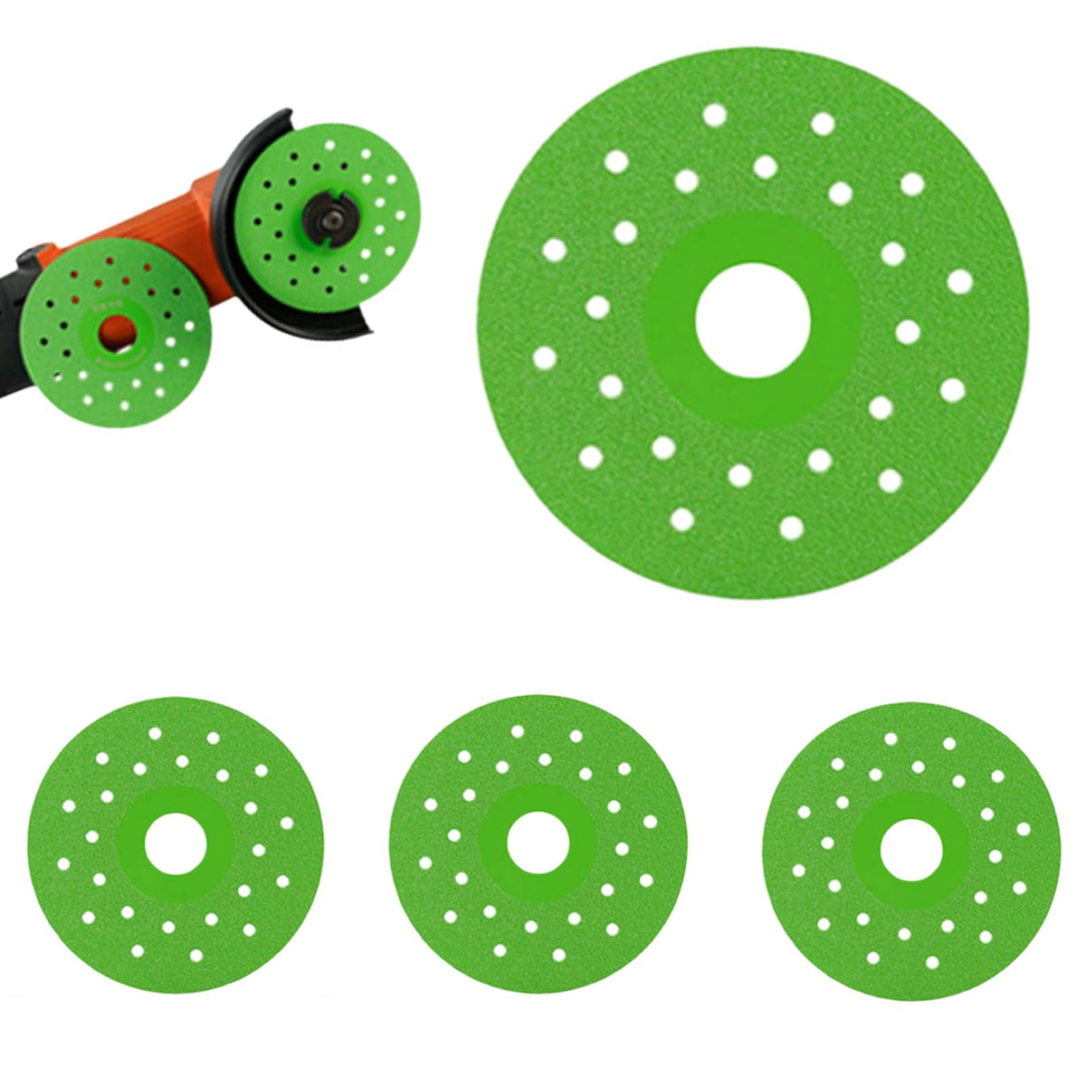 Cutting Unlimited QGP-4PCS 4-Inch Diamond Cutting Discs, 4-Pack