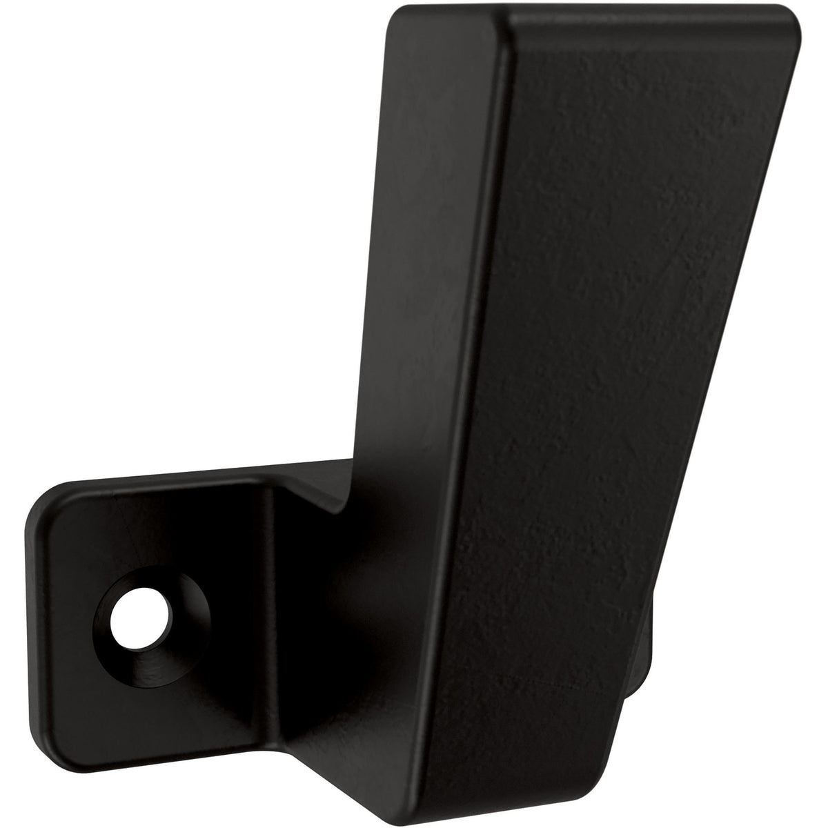 Franklin Brass Geometric Post (5-Pack) Single Wall Hooks 1-Prong Coat/Hat Matte Black Hooks for Hanging Wall Mount Hanger Clothes, Purse, Bag, Towel Organization Decorative Wall Hooks B46705K-FB-C