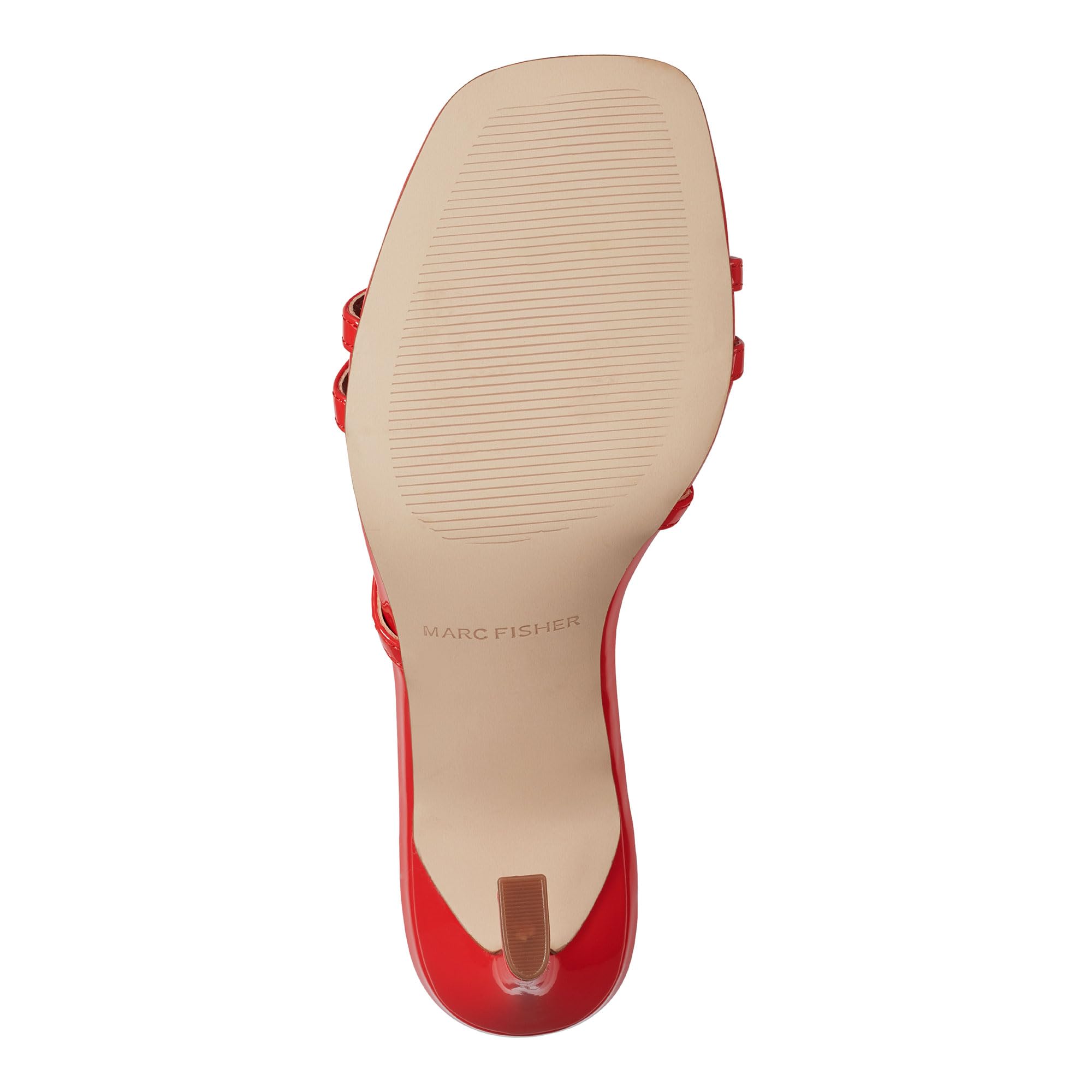 Marc Fisher Nalina Heeled Sandal Red Patent 610 Size 10