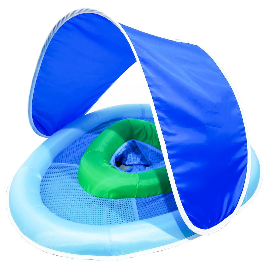 Hopscotch Lane Baby Float with UPF 30+ Canopy, Secure Seat 6-18 Months