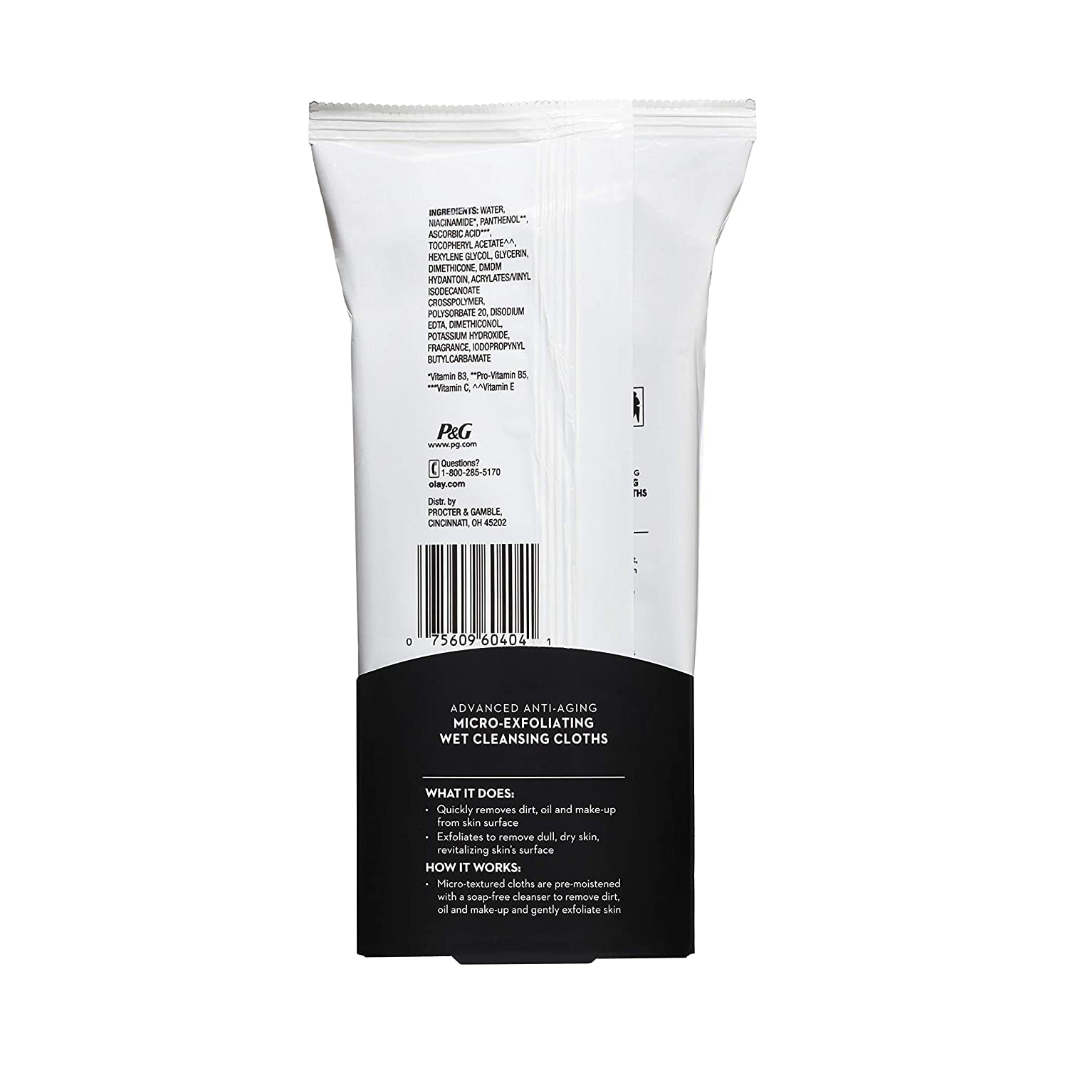 OLAY Regenerist Advanced Anti-Aging Micro-Exfoliating Cleansing Cloths 150 Count