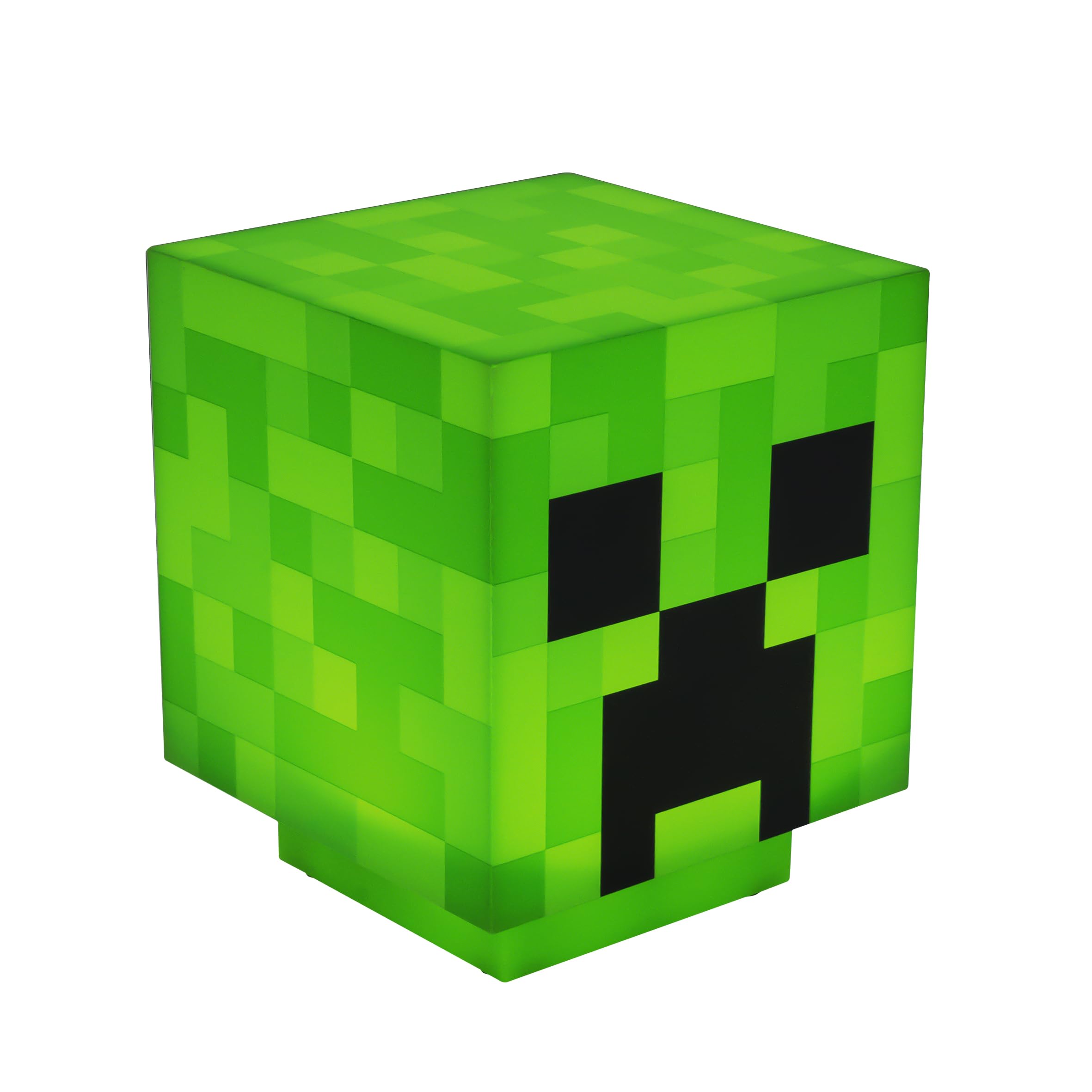 Paladone Minecraft Creeper Desk Light with Official Sounds Green Night Light