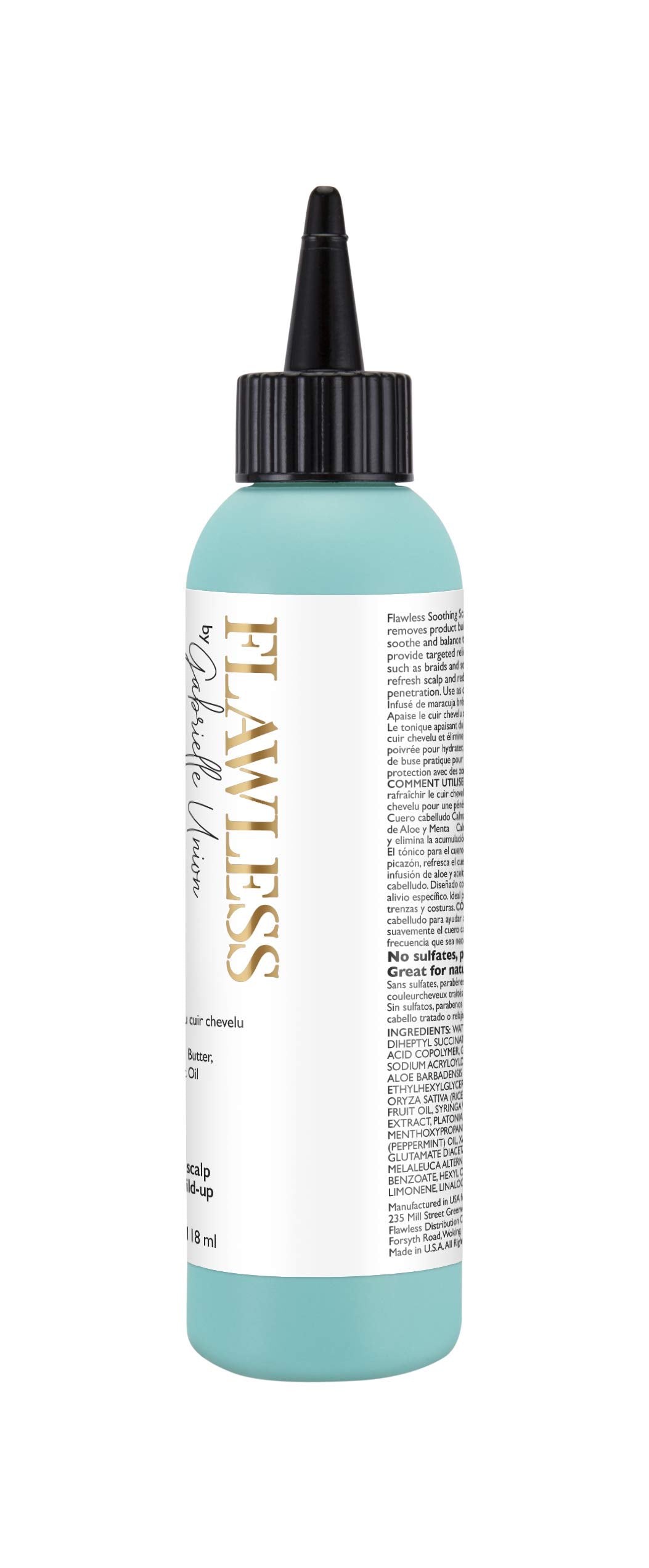 Flawless by Gabrielle Union Scalp Soothing Tonic Hair Treatment 4 OZ Peppermint