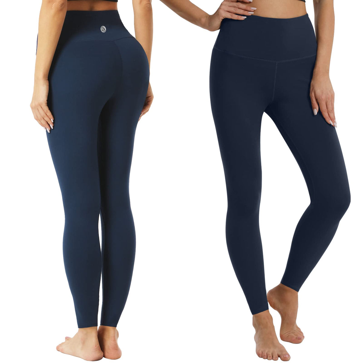 Desol Leggings for Women, High Waisted Yoga Pants Tummy Control Gym Workout Running Womens Leggings 25"/28"