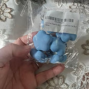 6pcs Star Shaped Duvet Pins Clips Comforter Holder Double-Sided Blue