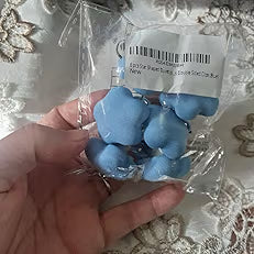 6pcs Star Shaped Duvet Pins Clips Comforter Holder Double-Sided Blue