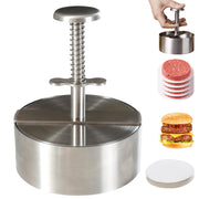 JEFBURCH Burger Press 304 Stainless Steel Patty Maker with 100 Papers