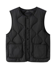 Balabala Kids Heated Puffer Vest Windproof Sleeveless Coat Black Size 13-14Y