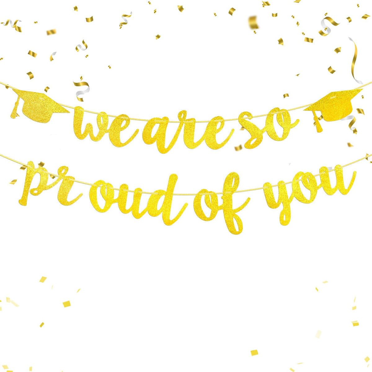 Graduation Banner Set, “We Are So Proud of You”
