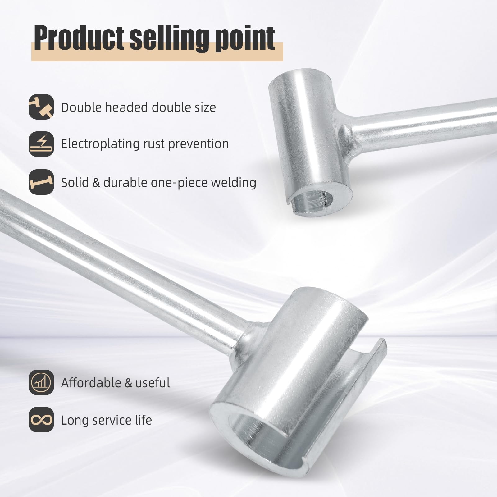 LENKEYREND Hinge Adjustment Tool 23-25mm Gap Silver Heavy Duty Repair 13in