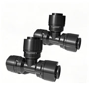 30 Pack 1/4 Inch Drip Irrigation Tee Connectors Quick Connect Garden Fittings