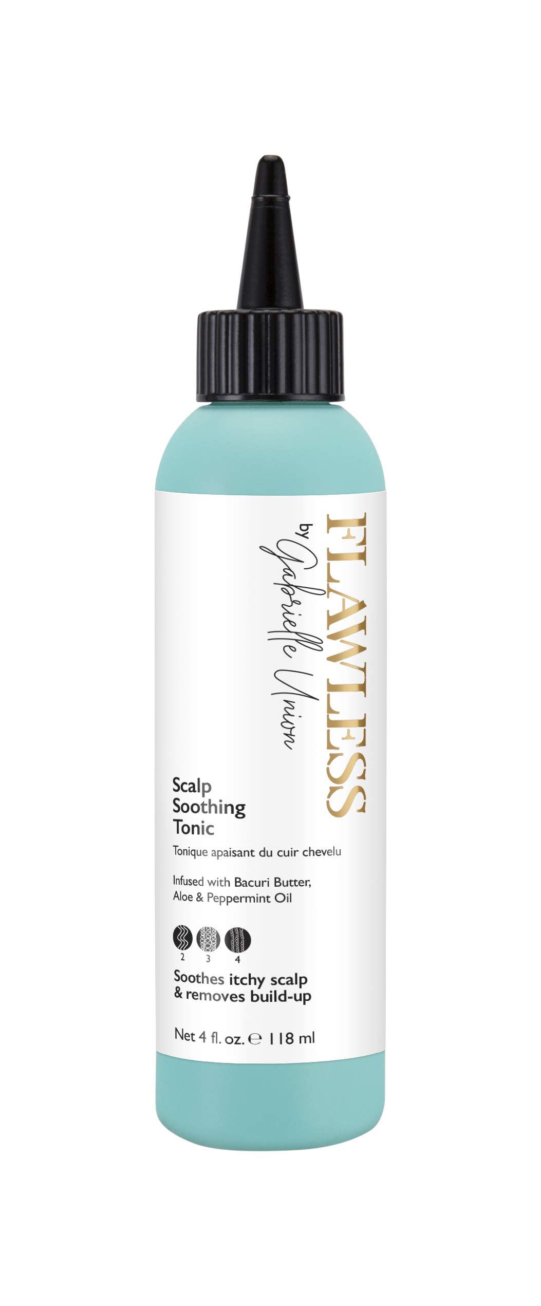 Flawless by Gabrielle Union Scalp Soothing Tonic Hair Treatment 4 OZ Peppermint