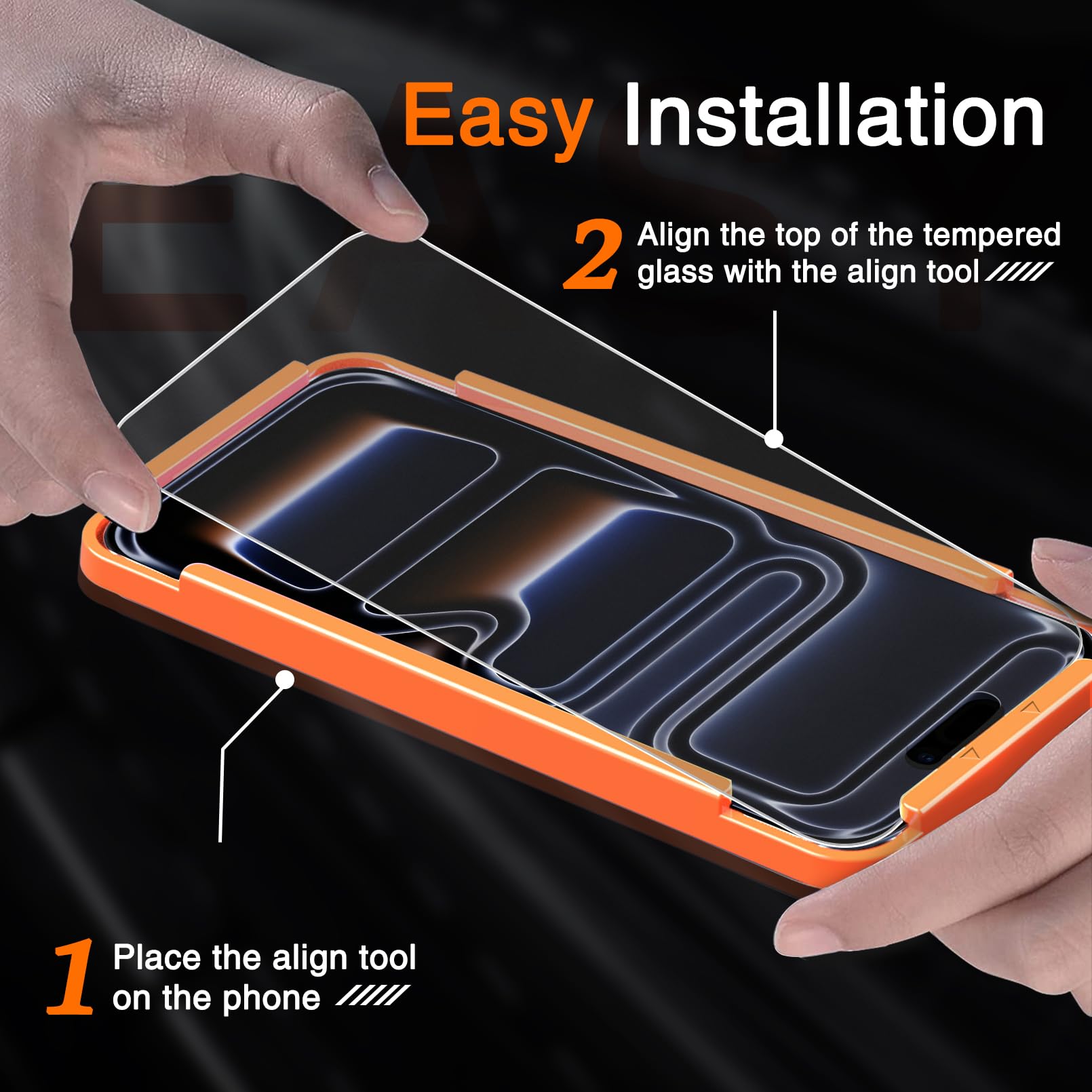 Milomdoi 3 Pack Matte Screen Protector iPhone 17 Pro Max Tempered Glass