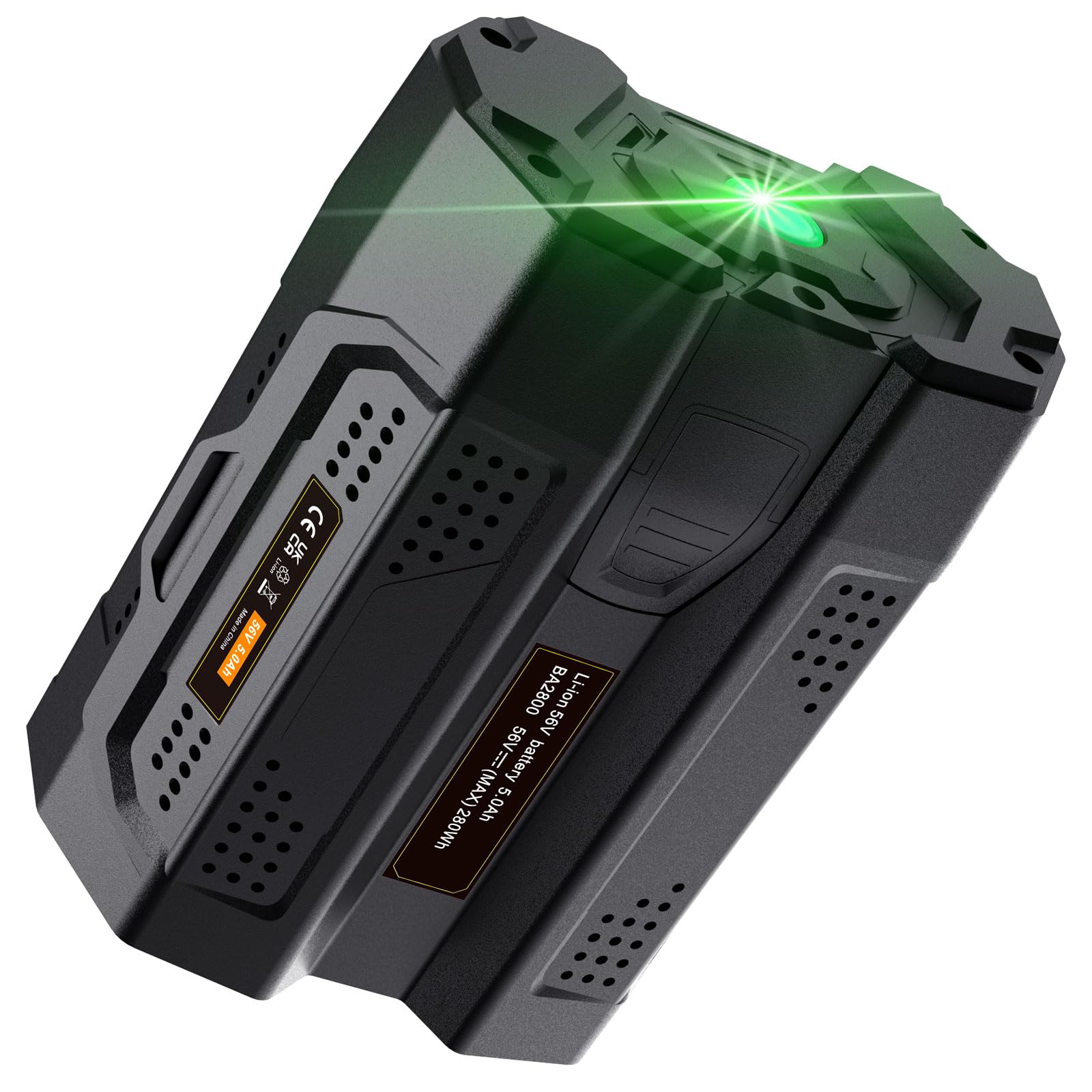 SAPBJ EGO 56V 5.0Ah Lithium-ion Battery Replacement BA1400 BA2800 BA4200