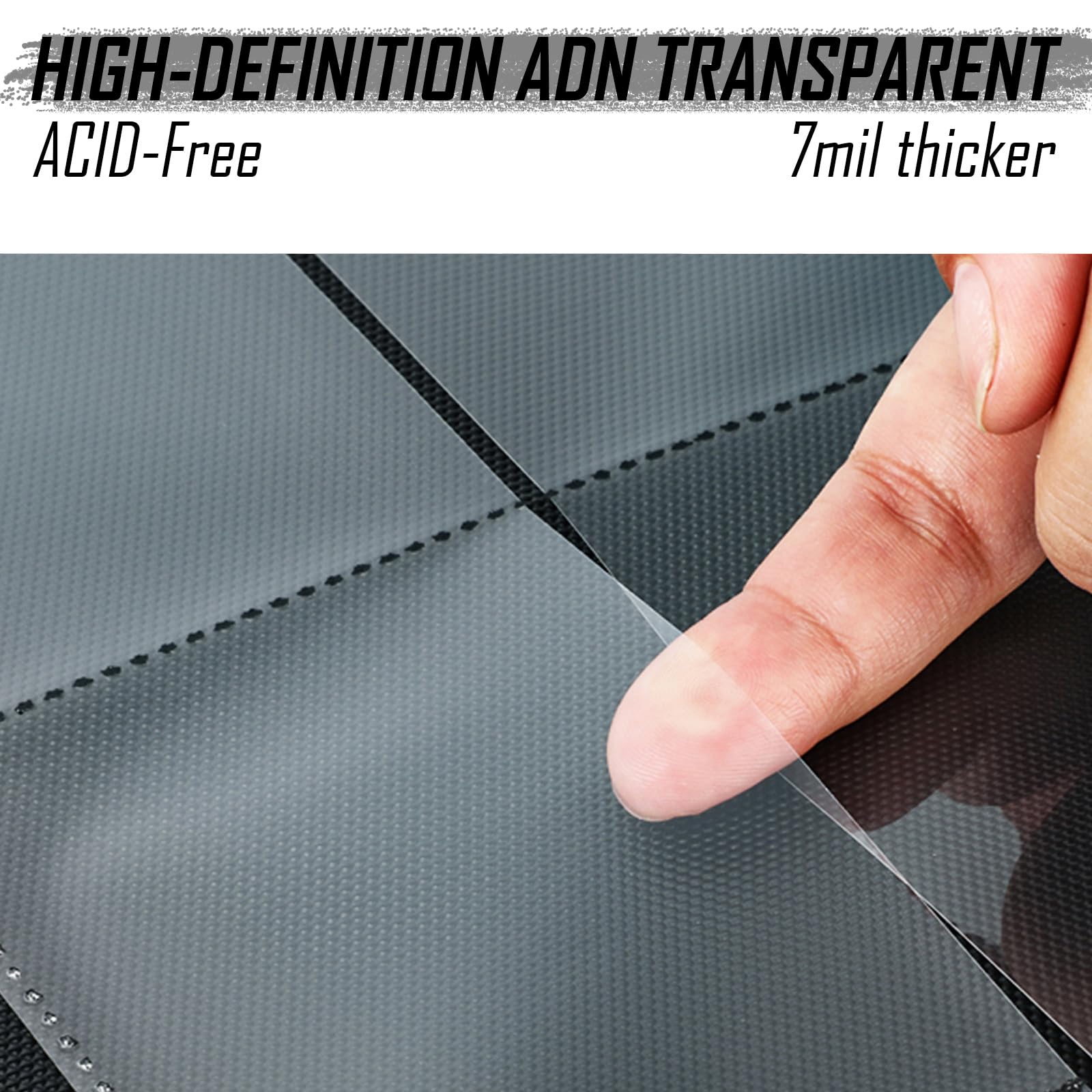 ByderPro Toploader Binder 4-Pocket 3x4" Card Holders Black Waterproof PU Leather