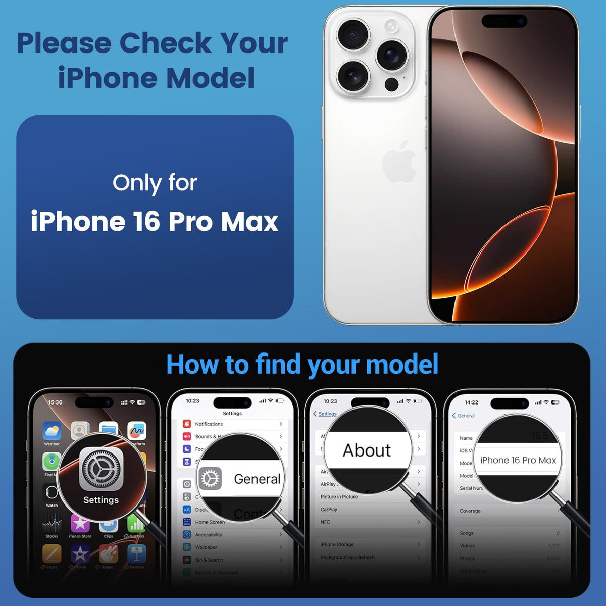 Temdan Clear Magnetic Phone Case