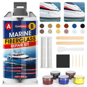 Quadence Marine Fiberglass Repair Kit Waterproof Epoxy Filler Color Match