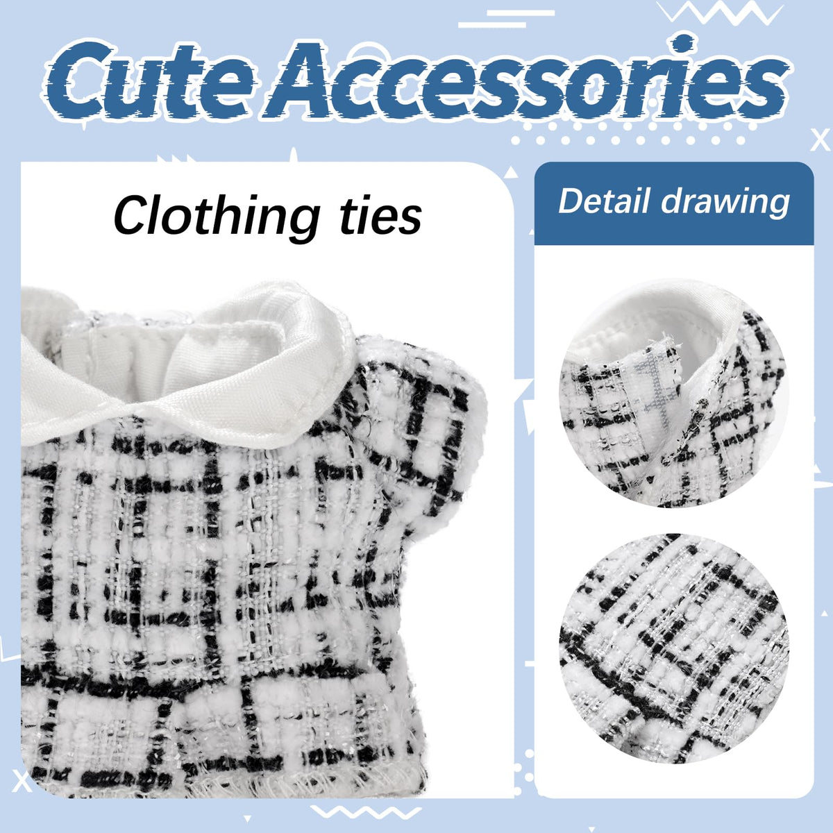 IGINOA Cute Clothes for Doll Design Outfit Blind Mystery Box Accessories Mini La