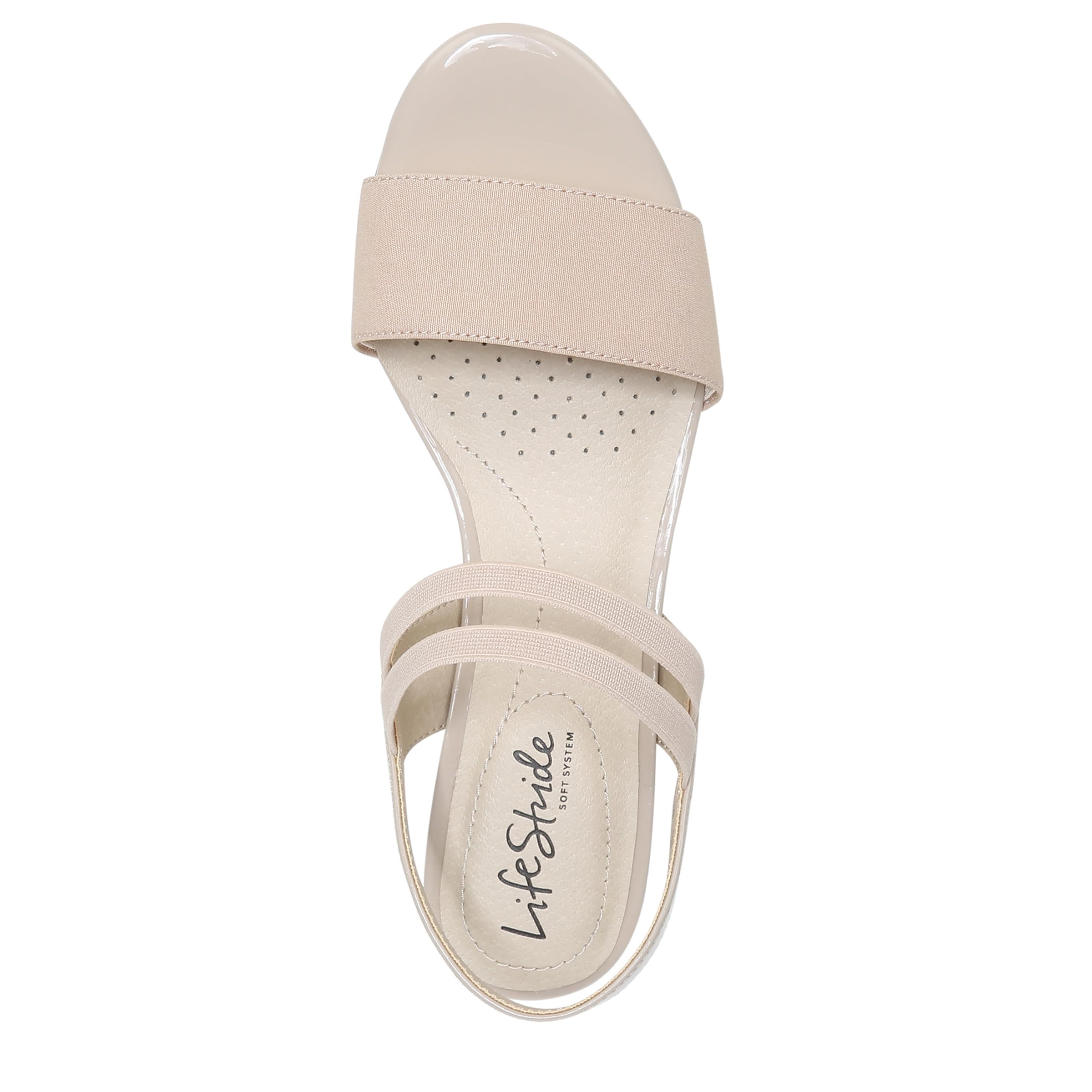 LifeStride Womens Yolo Sandal Tender Taupe Size 6 W