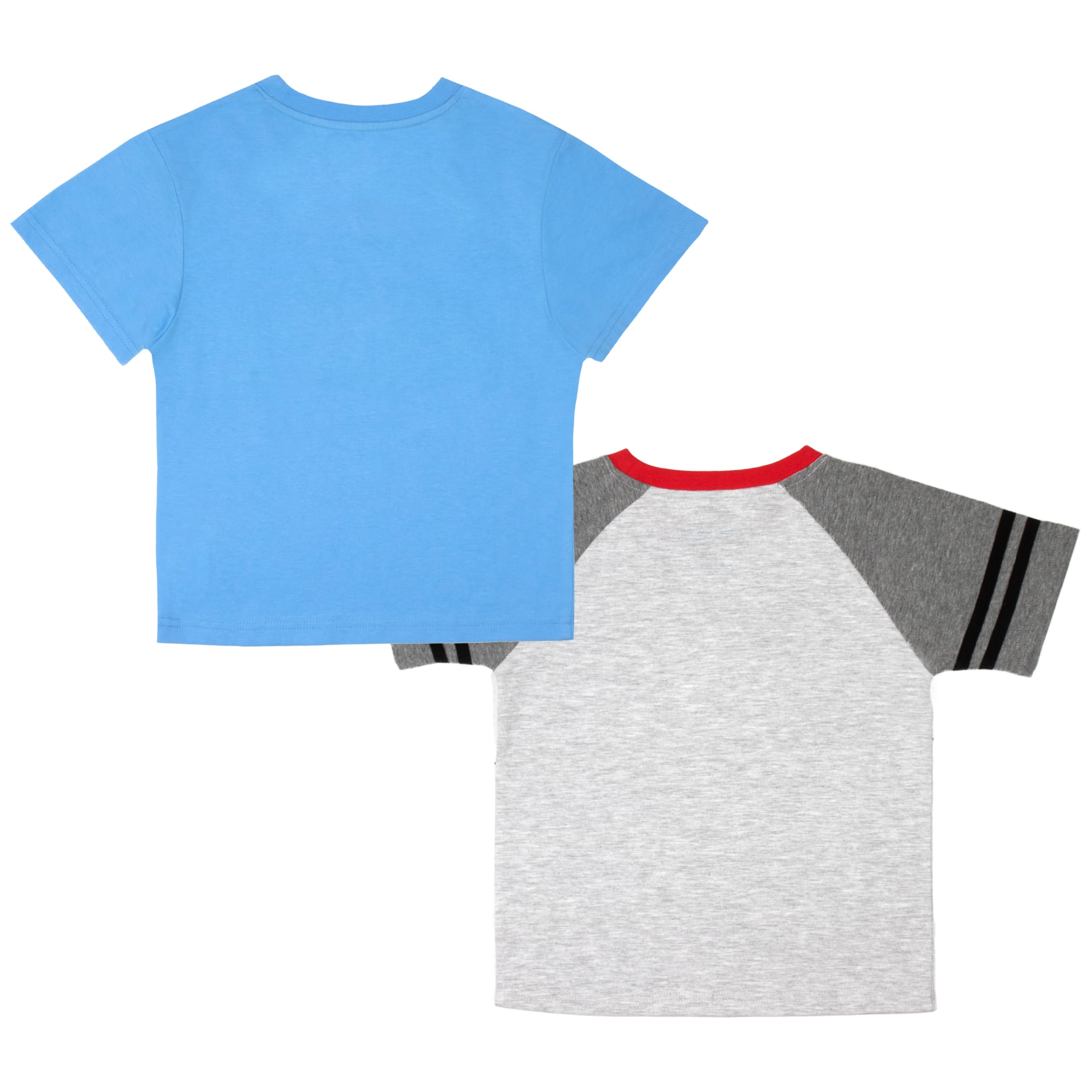 Disney Mickey Mouse Boys 2 Pack T Shirt Short Sleeve Kids Size 4 Blue Grey