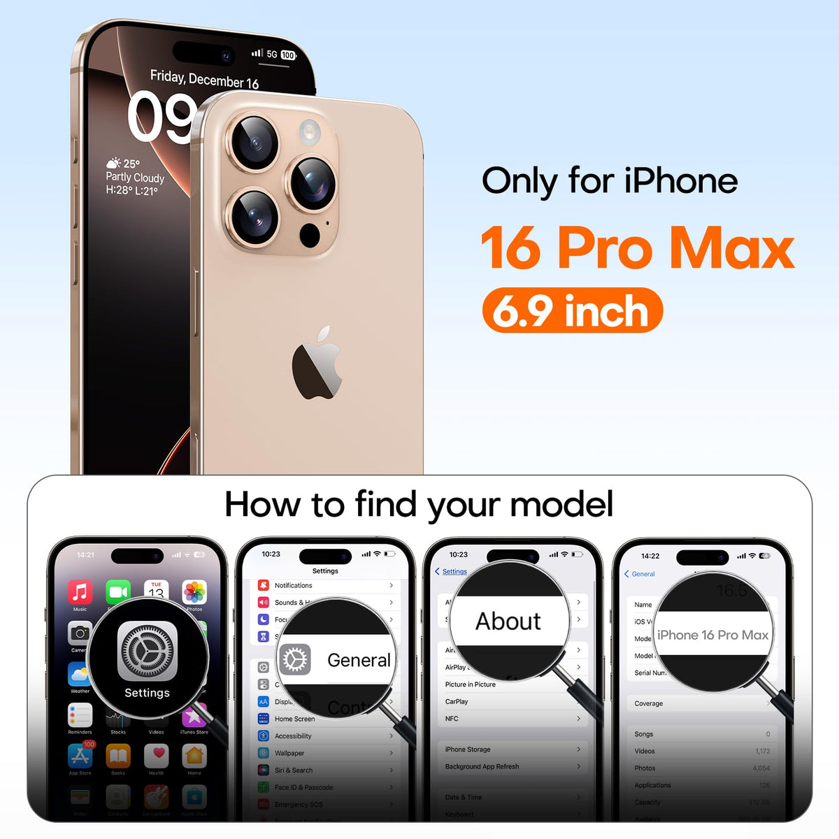 TAURI for iPhone 16 Pro Max Case, Upgrade Full Camera Protection, Camera Control, Compatible with Magsafe, Minimalist Slimmer Magnetic Phone Case for iPhone 16 Pro Max, Desert