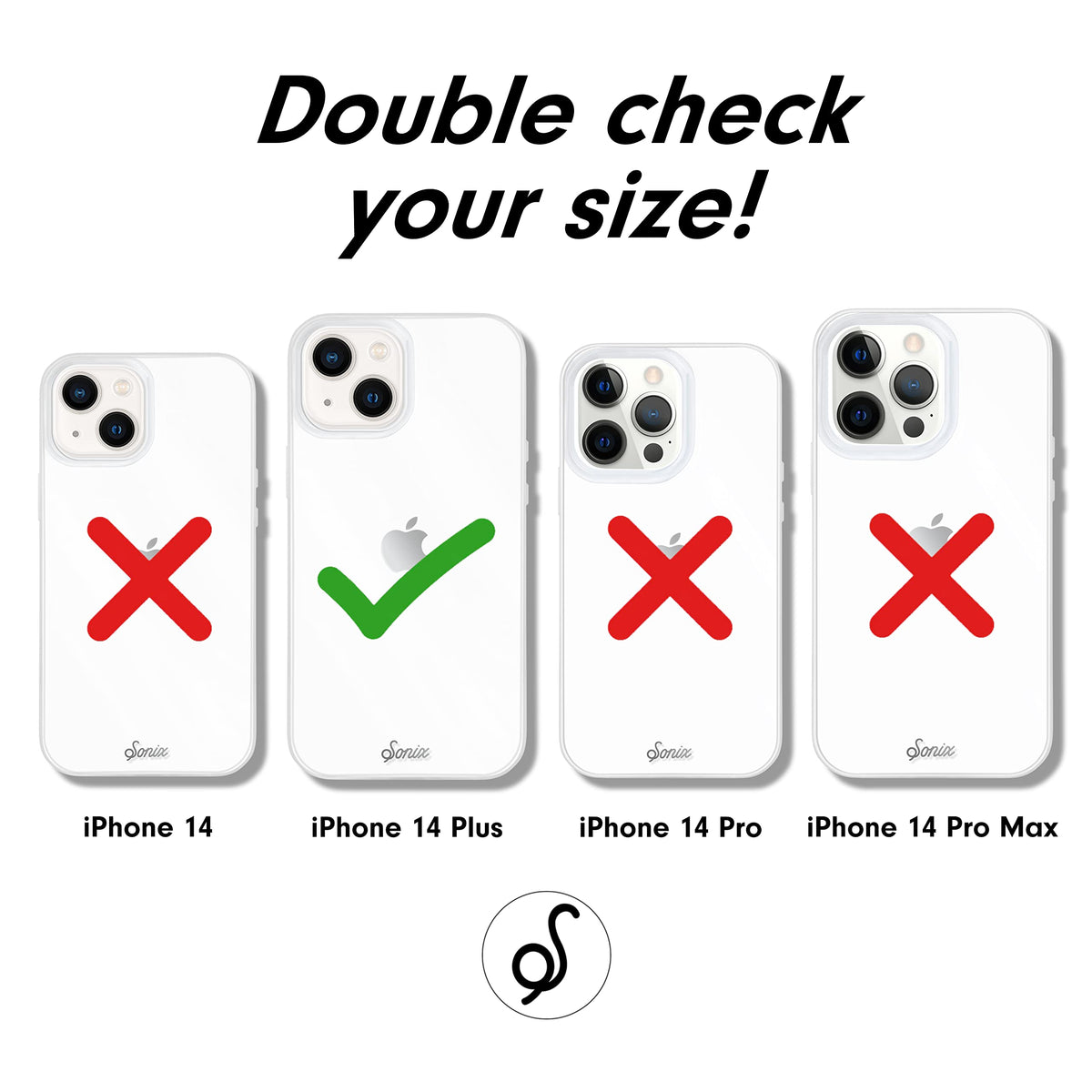 Sonix Clear iPhone 14 Plus Case, 10-Foot Drop-Tested
