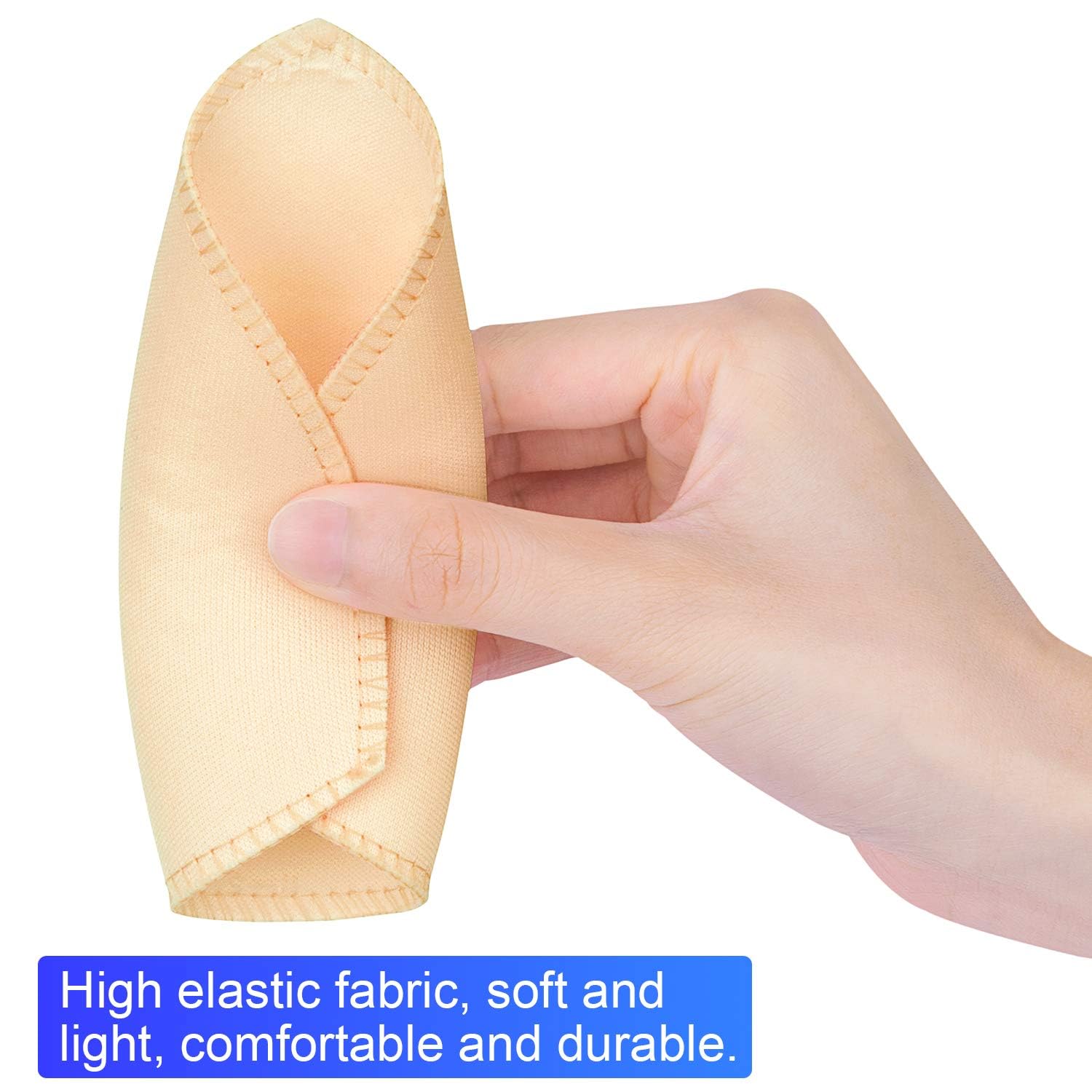 Awpeye Bra Pads Inserts 6 Pairs Triangle Removable Enhancers Beige