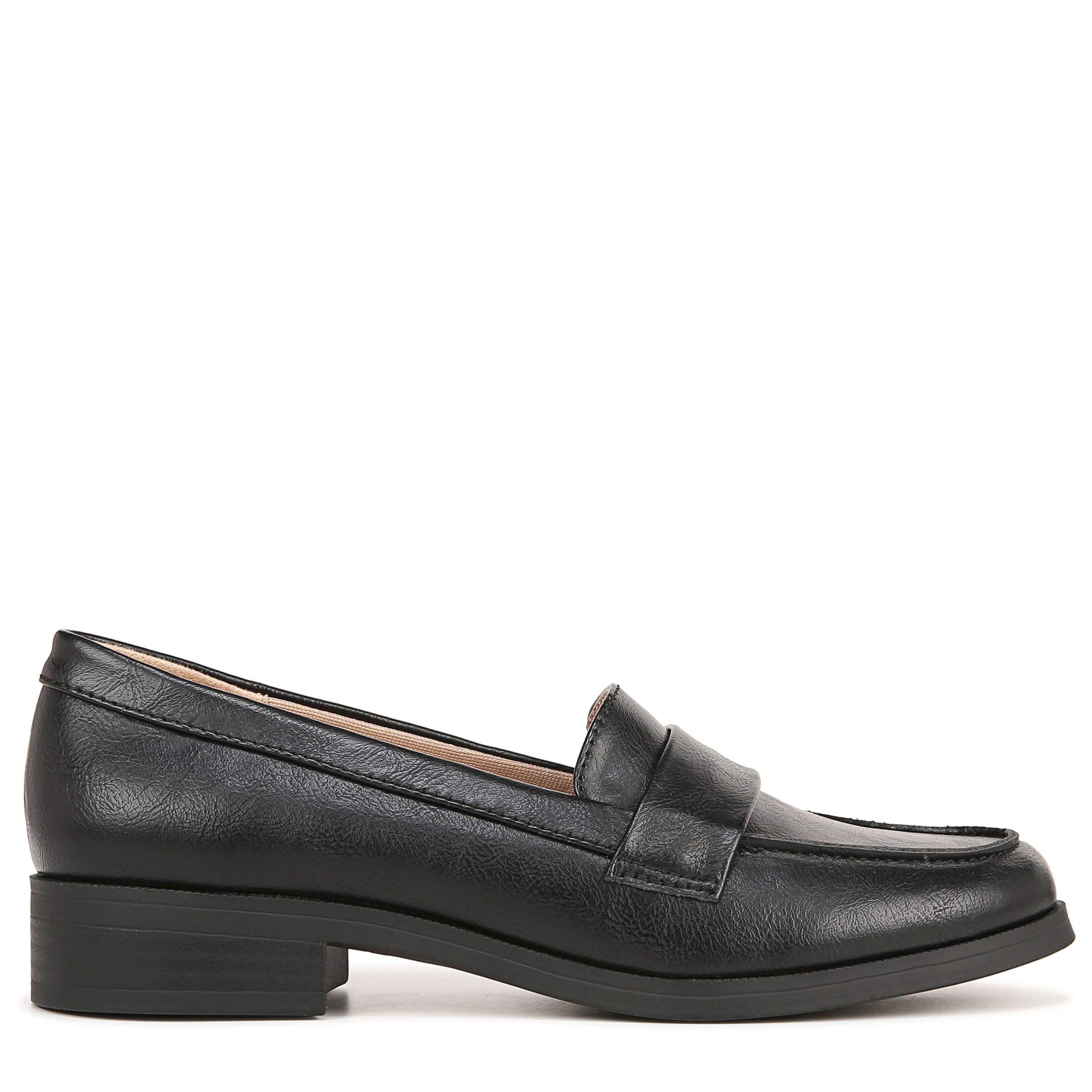 LifeStride Womens Sonoma 2 Slip On Loafers Black Size 8.5 W