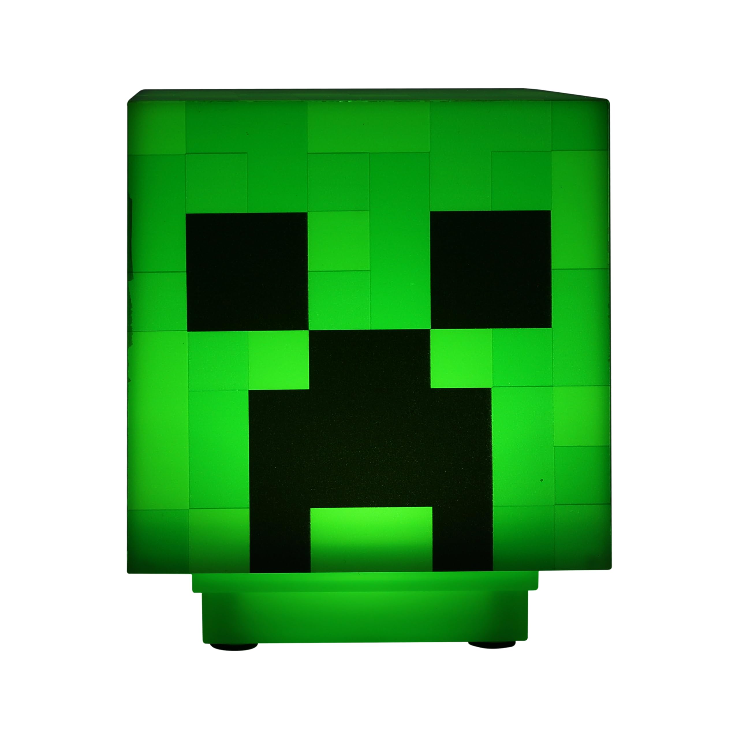Paladone Minecraft Creeper Desk Light with Official Sounds Green Night Light