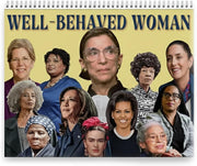 LeeJ 2026 Well-Behaved Women Wall Calendar 11x8.5 Feminist Color