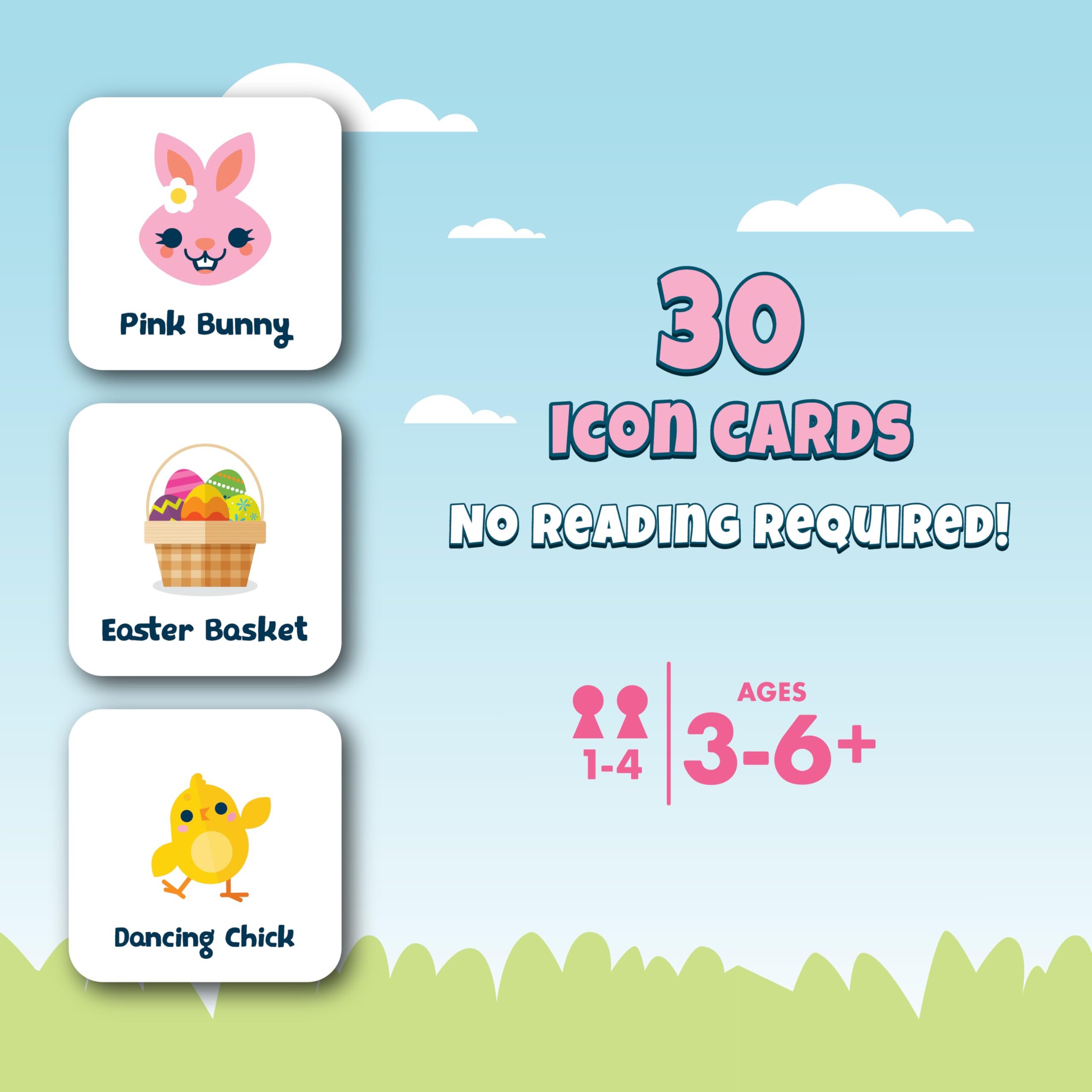 Chuckle & Roar Easter Bingo Family Game Spring Theme Ages 3+