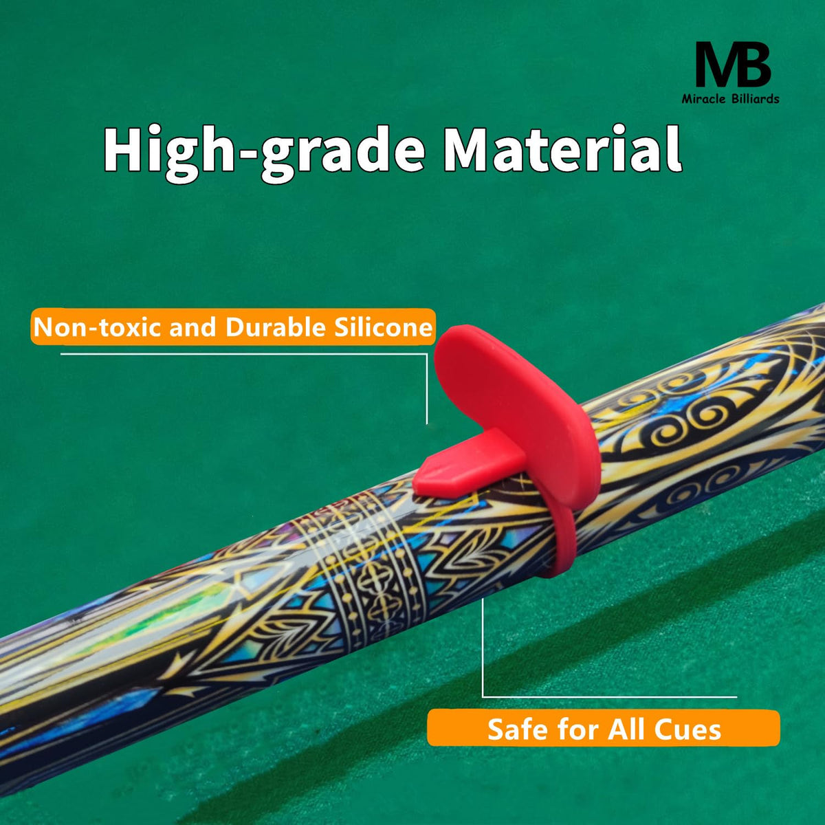Miracle Billiards Silicone Billiard Magic Ring Cue Training Aid