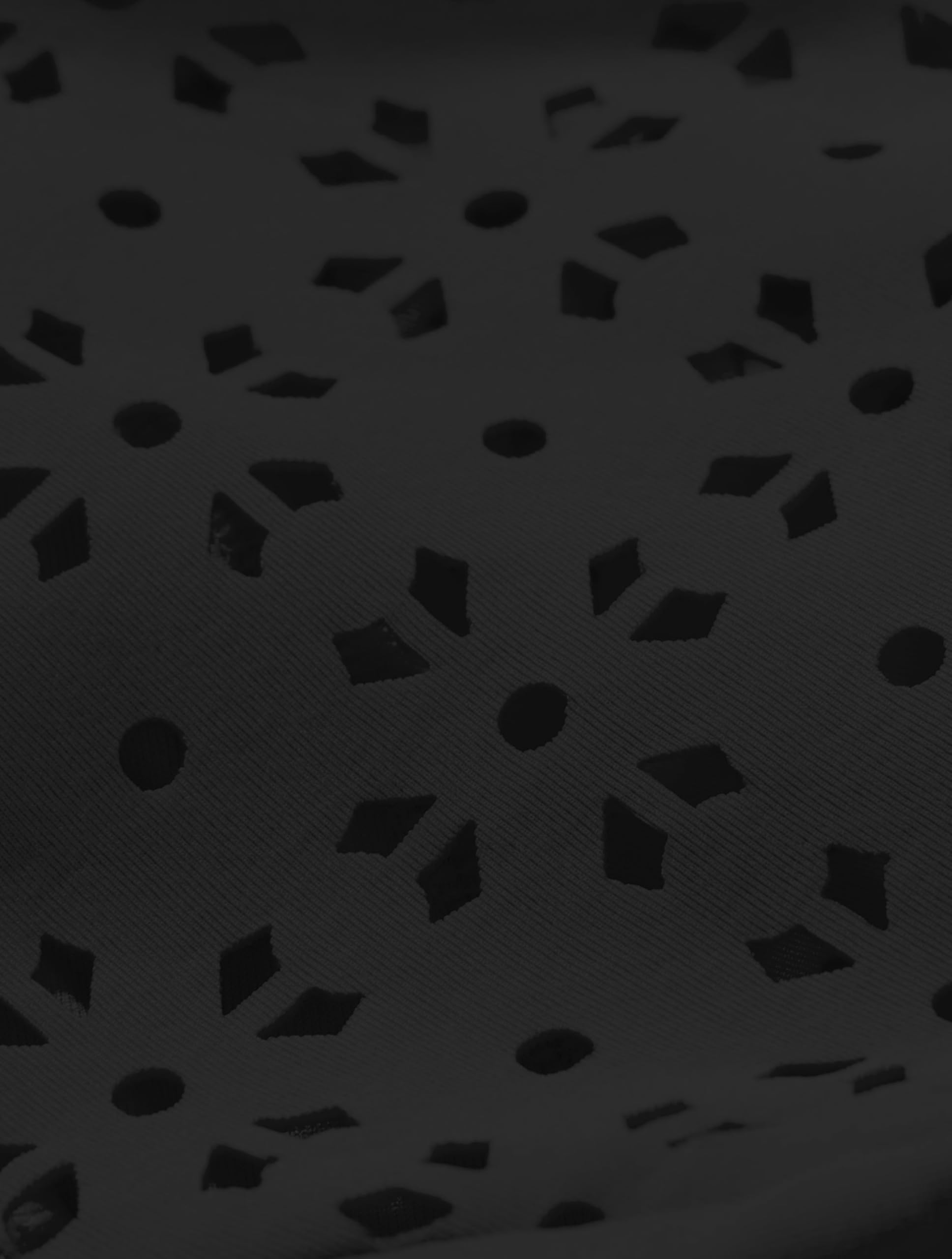 Michael Kors Swimwear Laser Cut Scuba Zipfront Cropped Rashguard Black Size XS