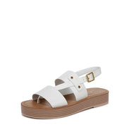Franco Sarto Womens Genova Sandal Bright White 7 M