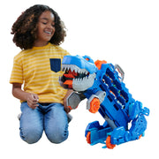 Hot Wheels City Ultimate T-Rex Transporter Race Track Set Multicolor