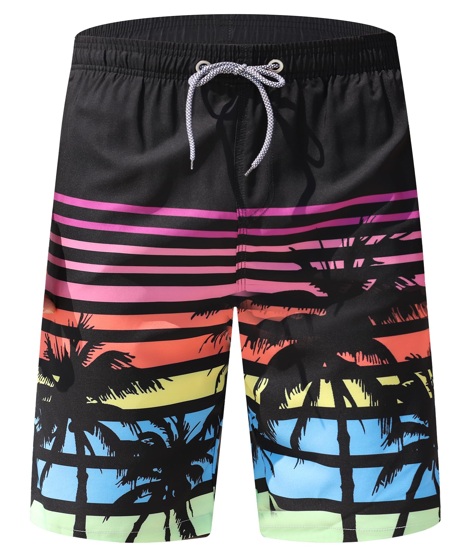 APTRO Men's Swim Trunks Quick Dry Board Shorts Mesh Liner Size XL